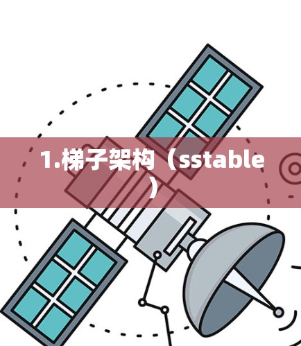 1.梯子架构（sstable）