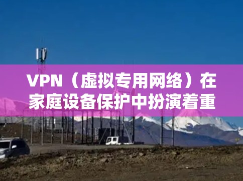 VPN（虚拟专用网络）在家庭设备保护中扮演着重要角色，主要用于加密数据传输、保护隐私以及安全访问网络资源。以下是一些关于如何利用VPN保护家庭设备的建议