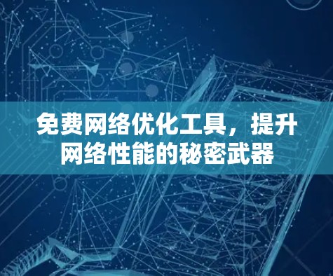 免费网络优化工具，提升网络性能的秘密武器