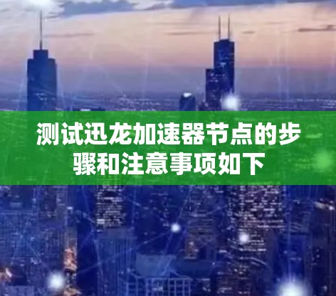 测试迅龙加速器节点的步骤和注意事项如下