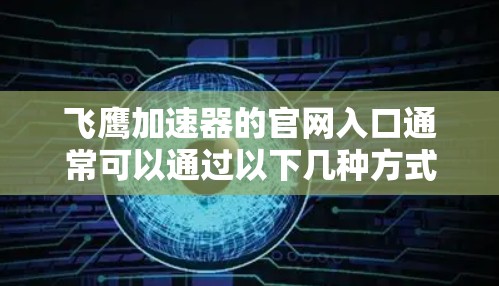 飞鹰加速器的官网入口通常可以通过以下几种方式找到