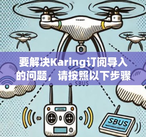 要解决Karing订阅导入的问题，请按照以下步骤操作